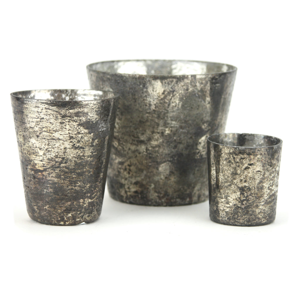 Rustic Glass Tapered - Wholesale Glass Floral Vases, Colorful Flower Vessels in Bulk & Decorative Containers For Florists | Unlimited Containers Inc