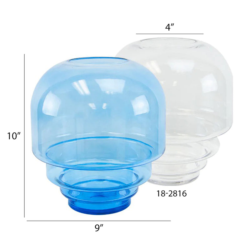 Clear Jelly Fish Vase - Wholesale Glass Floral Vases, Colorful Flower Vessels in Bulk & Decorative Containers For Florists | Unlimited Containers Inc