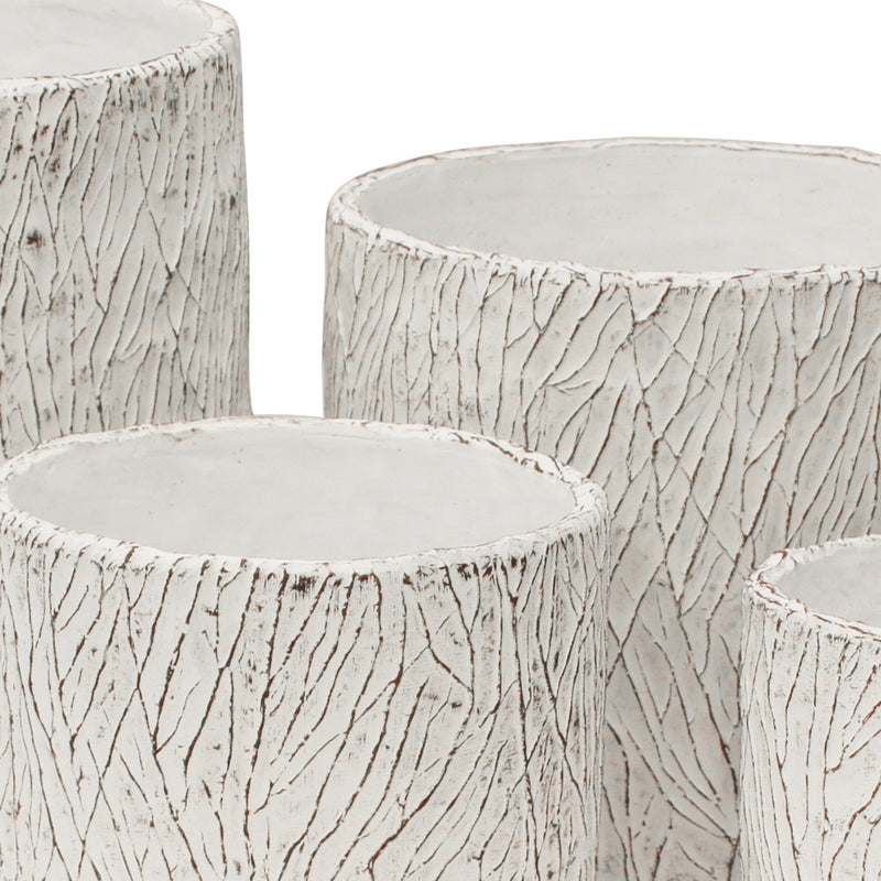 Alabaster Collection (with Liner) - Modern Ceramic Planters | Unlimited Containers | Wholesale Decorative Ceramic Planters For Florists