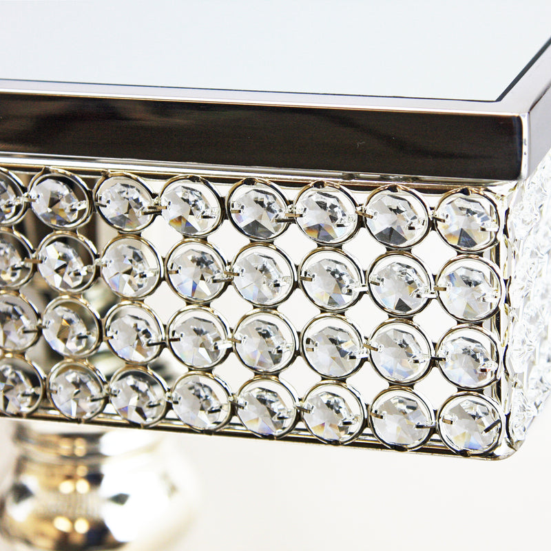 Crystal Console Table - Wholesale Designer Metal Candleholders & Candelabras, Modern Centerpieces, Contemporary Plant Stands in Bulk for Interior Design & Home Decor | Unlimited Containers Inc