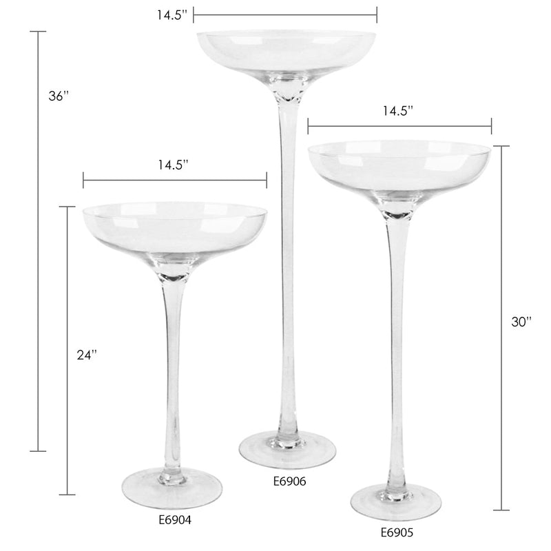 Melrose - Wholesale Glass Floral Vases, Colorful Flower Vessels in Bulk & Decorative Containers For Florists | Unlimited Containers Inc
