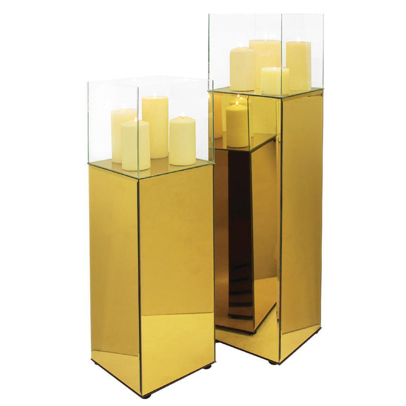 Aquarium Mirror Glass Column - Wholesale Glass Floral Vases, Colorful Flower Vessels in Bulk & Decorative Containers For Florists | Unlimited Containers Inc