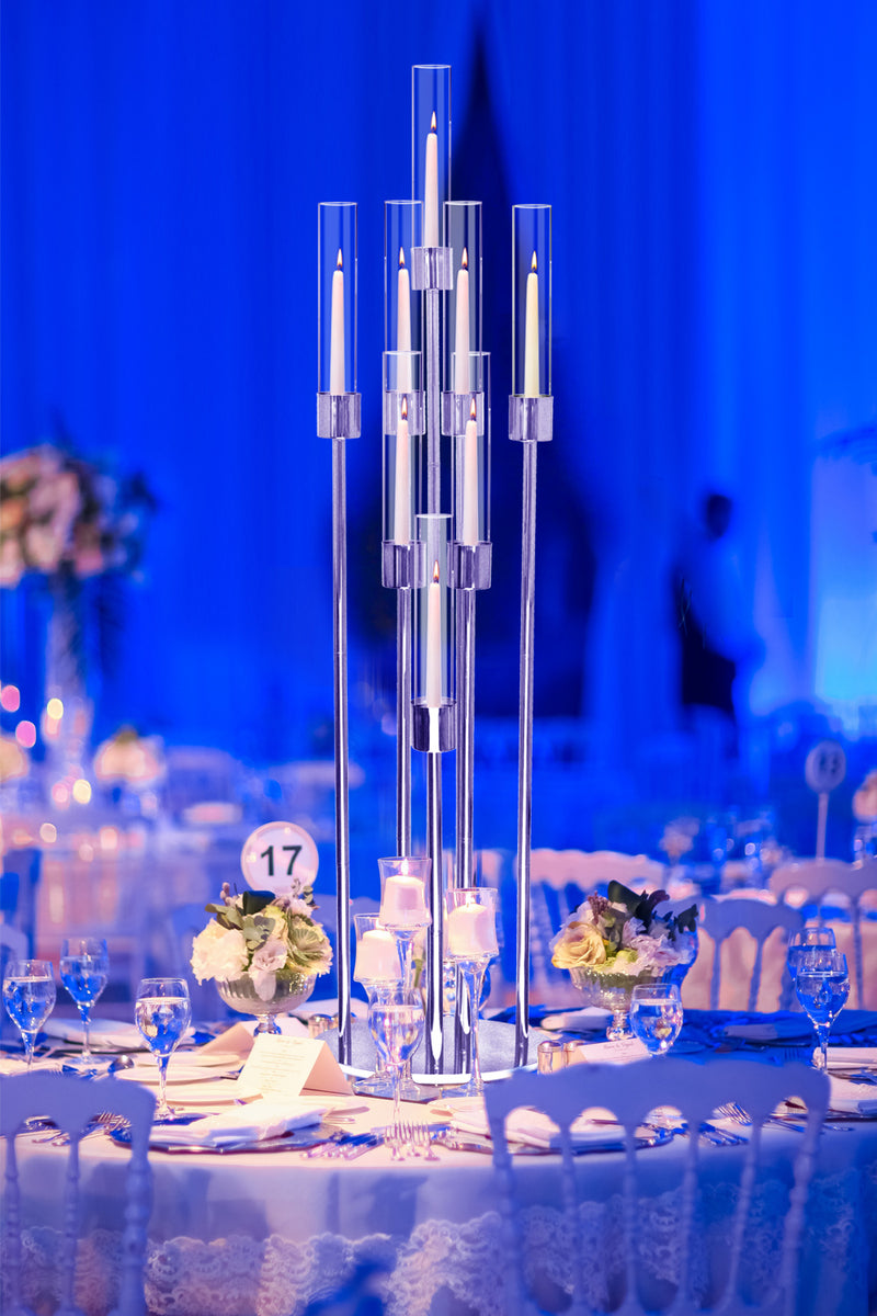 Grand Candle Stand - Wholesale Designer Metal Candleholders & Candelabras, Modern Centerpieces, Contemporary Plant Stands in Bulk for Interior Design & Home Decor | Unlimited Containers Inc