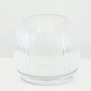 Ribbed Glass Pot - Wholesale Glass Floral Vases, Colorful Flower Vessels in Bulk & Decorative Containers For Florists | Unlimited Containers Inc