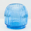Ribbed Glass Pot - Wholesale Glass Floral Vases, Colorful Flower Vessels in Bulk & Decorative Containers For Florists | Unlimited Containers Inc