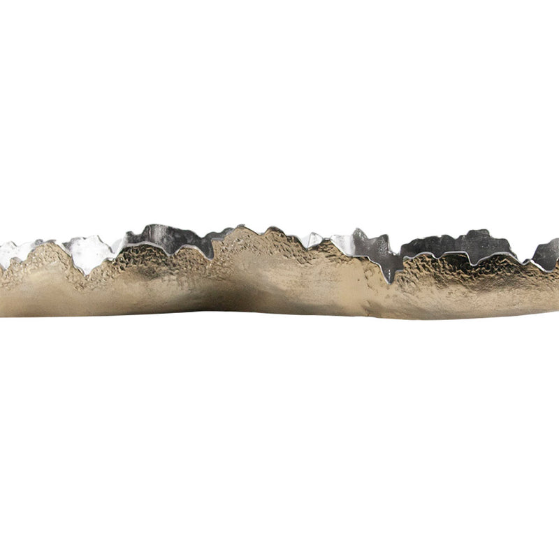 Pelagic Platter - Wholesale Designer Metal Candleholders & Candelabras, Modern Centerpieces, Contemporary Plant Stands in Bulk for Interior Design & Home Decor | Unlimited Containers Inc