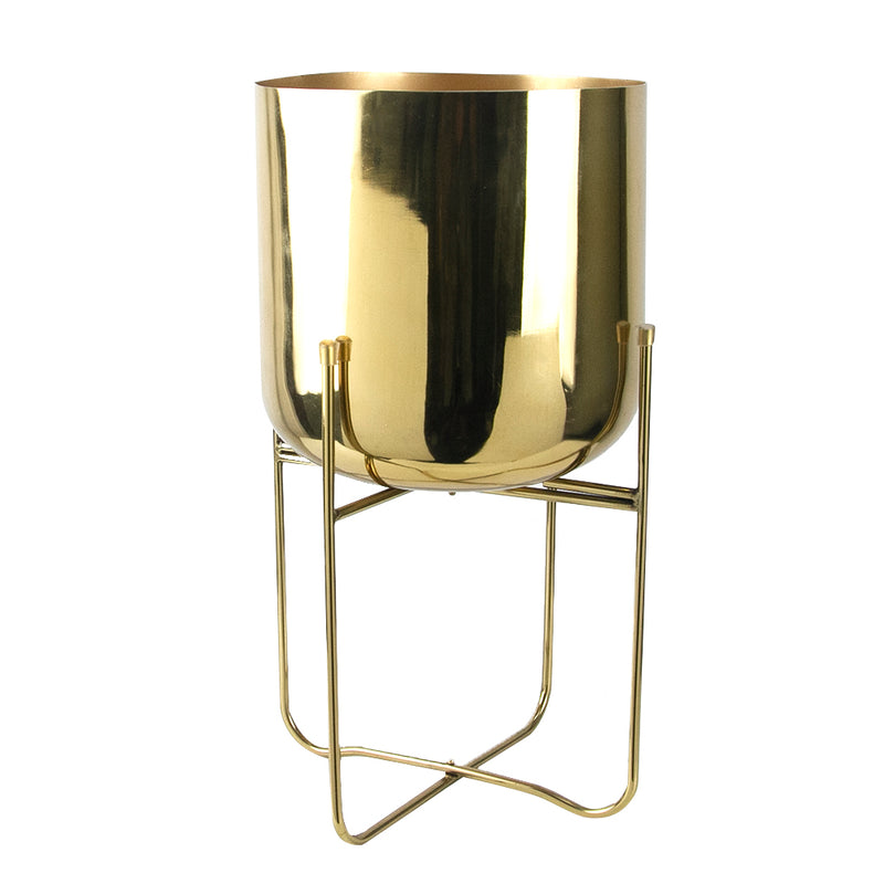 Metal Modern Pot Stand - Wholesale Designer Metal Candleholders & Candelabras, Modern Centerpieces, Contemporary Plant Stands in Bulk for Interior Design & Home Decor | Unlimited Containers Inc
