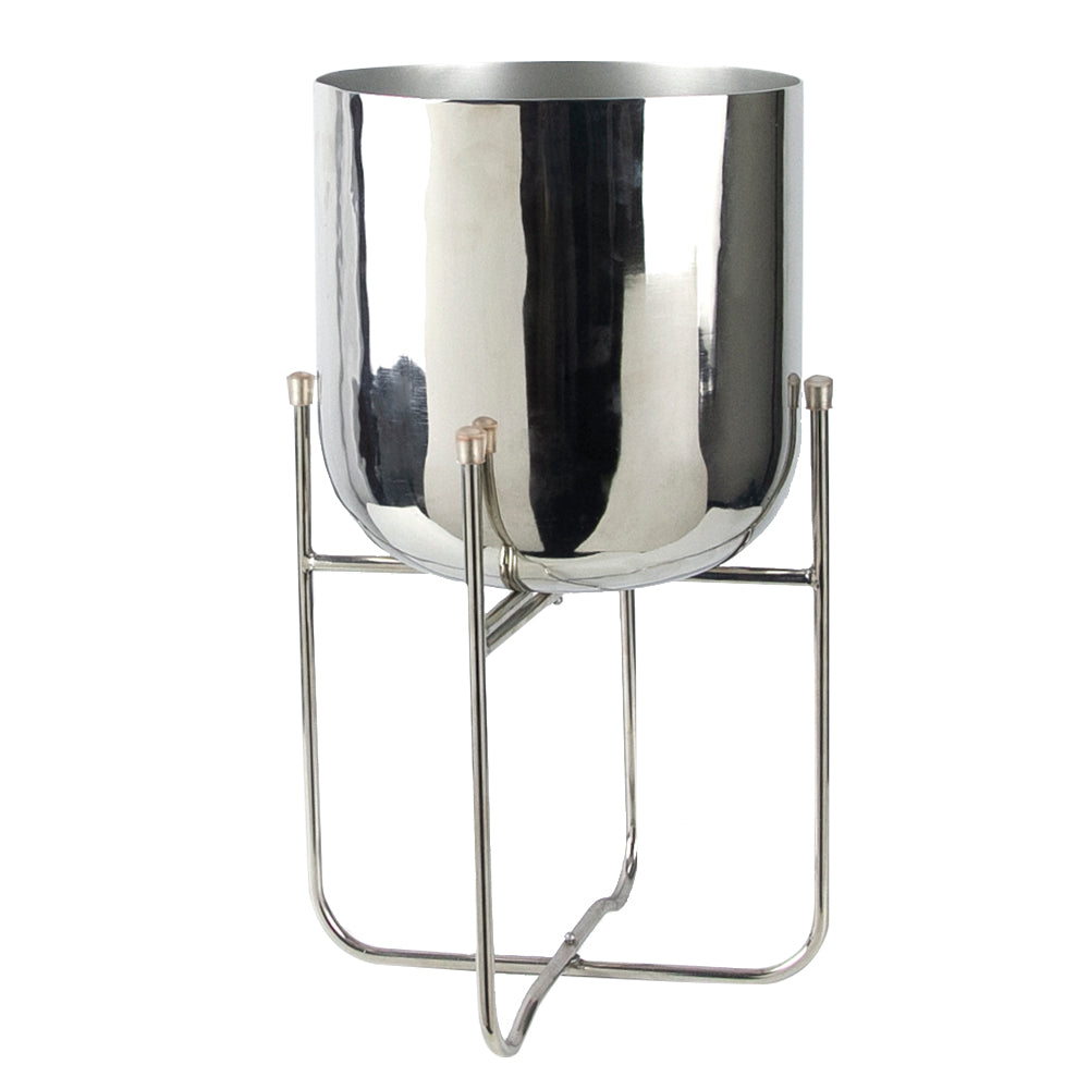 metal pot planter Elevated Metal Planter Pot with Stand