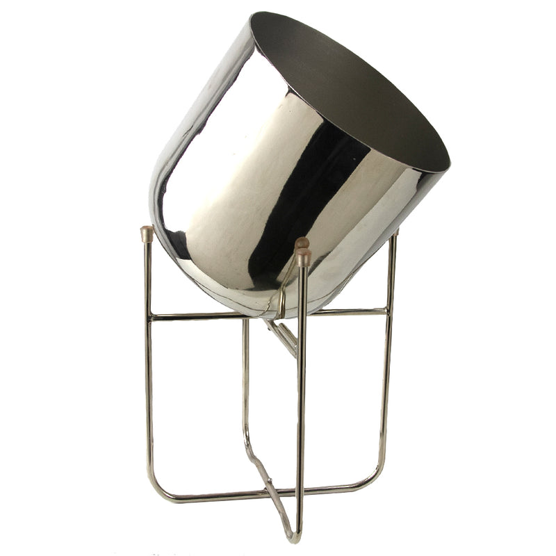 Metal Modern Pot Stand - Wholesale Designer Metal Candleholders & Candelabras, Modern Centerpieces, Contemporary Plant Stands in Bulk for Interior Design & Home Decor | Unlimited Containers Inc