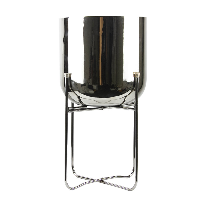 Metal Modern Pot Stand - Wholesale Designer Metal Candleholders & Candelabras, Modern Centerpieces, Contemporary Plant Stands in Bulk for Interior Design & Home Decor | Unlimited Containers Inc