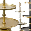 Aluminum Round Stacking Tier Stand - Wholesale Designer Metal Candleholders & Candelabras, Modern Centerpieces, Contemporary Plant Stands in Bulk for Interior Design & Home Decor | Unlimited Containers Inc