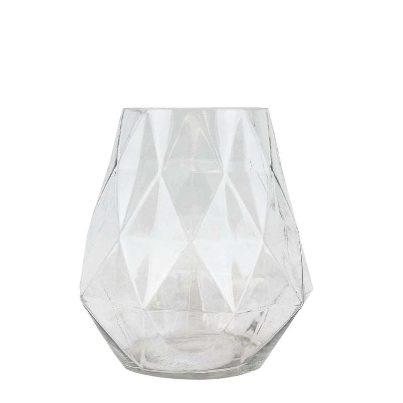 Diamond Glass Vases - Wholesale Glass Floral Vases, Colorful Flower Vessels in Bulk & Decorative Containers For Florists | Unlimited Containers Inc