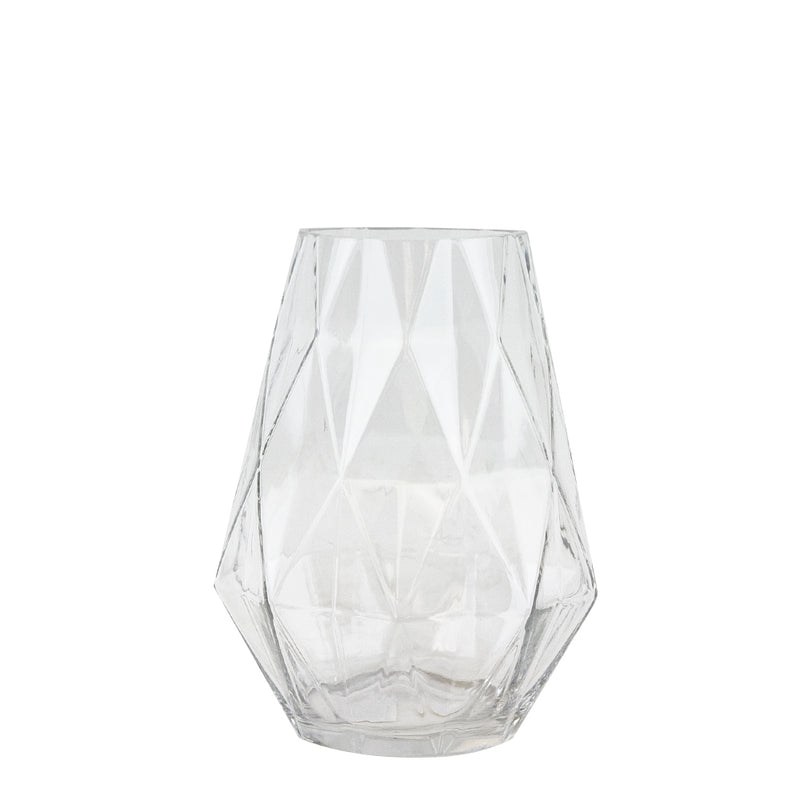 Diamond Glass Vases - Wholesale Glass Floral Vases, Colorful Flower Vessels in Bulk & Decorative Containers For Florists | Unlimited Containers Inc