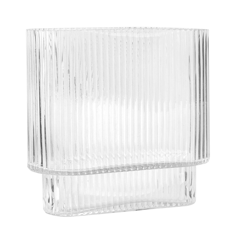 Fluted Vase - Designer Glass Floral Vase | Unlimited Containers | Bulk Floral Vases For Florists