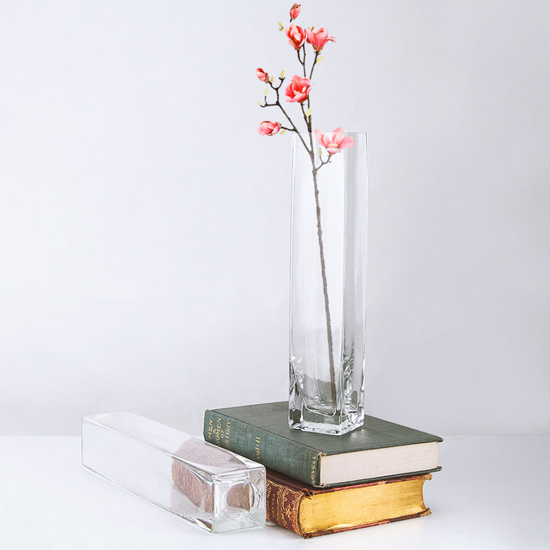 Square Bud Vase - Wholesale Glass Floral Vases, Colorful Flower Vessels in Bulk & Decorative Containers For Florists | Unlimited Containers Inc