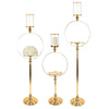 Circle Candle Stand - Wholesale Designer Metal Candleholders & Candelabras, Modern Centerpieces, Contemporary Plant Stands in Bulk for Interior Design & Home Decor | Unlimited Containers Inc