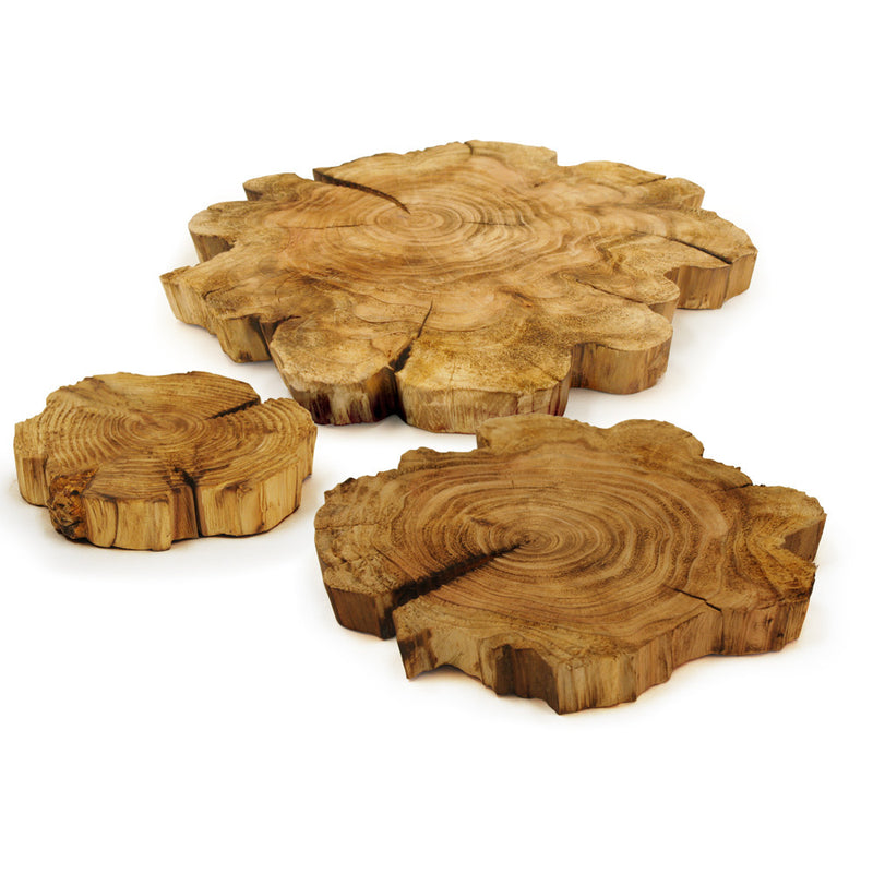 Wood Set Pieces - Wholesale Decorative Wooden Pots & Planters, Wood Columns, Natural Wood Plant Stands, Log Decor Home Accents in Bulk | Unlimited Containers Inc