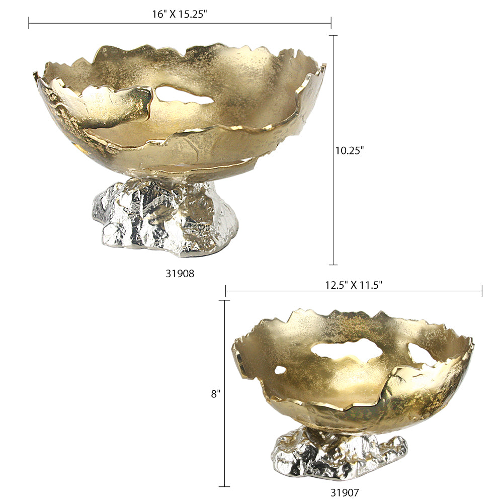Terra Bowl - Wholesale Designer Metal Candleholders & Candelabras, Modern Centerpieces, Contemporary Plant Stands in Bulk for Interior Design & Home Decor | Unlimited Containers Inc