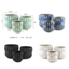 Ribbed Pot - Wholesale Ceramic Planters, Bulk Ceramic Pots & Decorative Pottery for Home Decor Industry | Unlimited Containers Inc