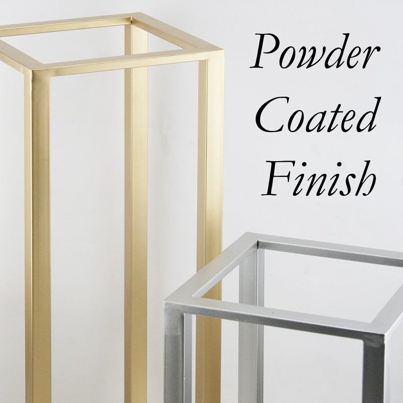 Metal Stand Display Pedestal (Powder Coated) - Wholesale Designer Metal Candleholders & Candelabras, Modern Centerpieces, Contemporary Plant Stands in Bulk for Interior Design & Home Decor | Unlimited Containers Inc