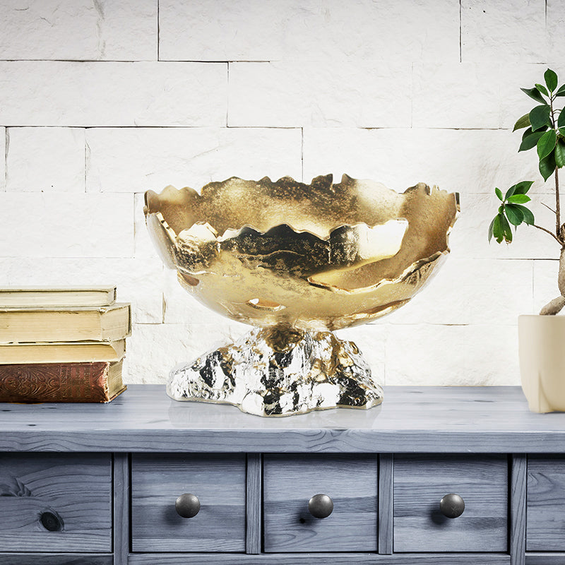 Terra Bowl - Wholesale Designer Metal Candleholders & Candelabras, Modern Centerpieces, Contemporary Plant Stands in Bulk for Interior Design & Home Decor | Unlimited Containers Inc
