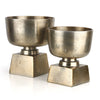 Calix Bowls - Wholesale Designer Metal Candleholders & Candelabras, Modern Centerpieces, Contemporary Plant Stands in Bulk for Interior Design & Home Decor | Unlimited Containers Inc
