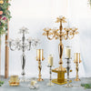 Crystal Petal Candelabra - Wholesale Designer Metal Candleholders & Candelabras, Modern Centerpieces, Contemporary Plant Stands in Bulk for Interior Design & Home Decor | Unlimited Containers Inc