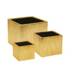 Etched Metallic Gold - Modern Ceramic Planters | Unlimited Containers | Wholesale Decorative Ceramic Planters For Florists