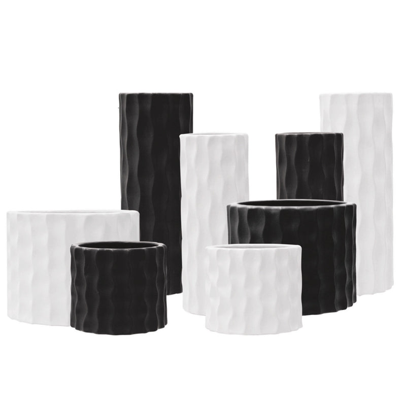 Contemporary Ceramic Cylinders - Modern Ceramic Planters | Unlimited Containers | Wholesale Decorative Ceramic Planters For Florists