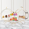 Circle Cake Stand - Wholesale Designer Metal Candleholders & Candelabras, Modern Centerpieces, Contemporary Plant Stands in Bulk for Interior Design & Home Decor | Unlimited Containers Inc