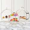 Circle Cake Stand - Wholesale Designer Metal Candleholders & Candelabras, Modern Centerpieces, Contemporary Plant Stands in Bulk for Interior Design & Home Decor | Unlimited Containers Inc