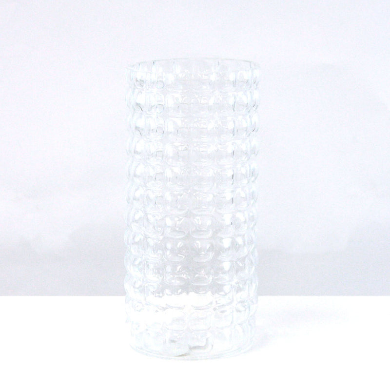 Bubble Cylinder Vase - Luxury Glass Flower Vase | Unlimited Containers | Wholesale Floral Vases For Home Decor Companies