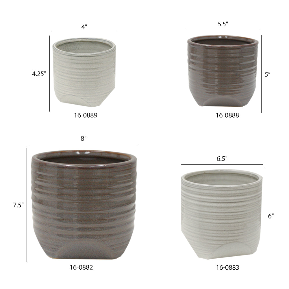 Ceramic Strip Pots