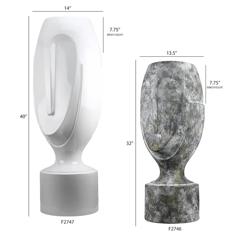 Modern Mystic Collection - Wholesale Poly Resin Vases for Flowers, Designer Poly Resin Columns, Aesthetic Stands and Modern Centerpieces in Bulk for Home Decor Industry | Unlimited Containers Inc