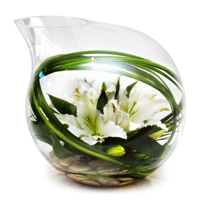 Monaco - Wholesale Glass Floral Vases, Colorful Flower Vessels in Bulk & Decorative Containers For Florists | Unlimited Containers Inc