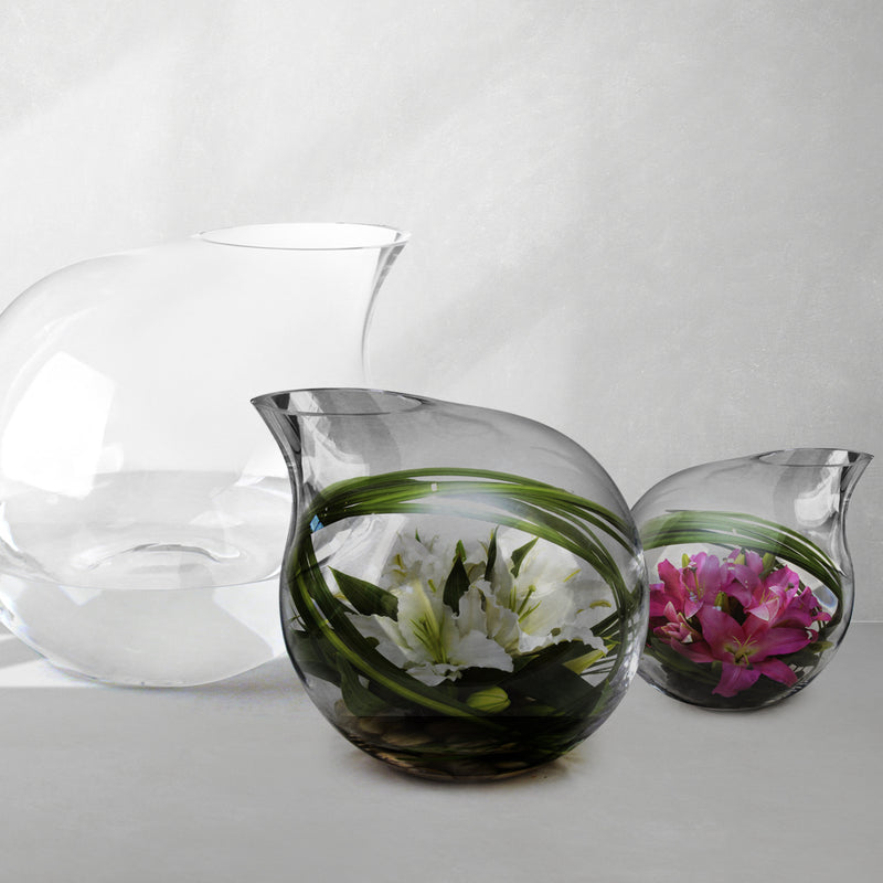Monaco - Wholesale Glass Floral Vases, Colorful Flower Vessels in Bulk & Decorative Containers For Florists | Unlimited Containers Inc
