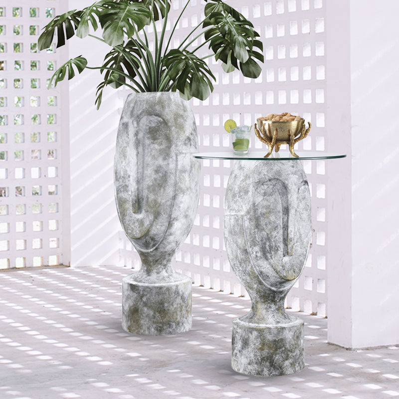 Modern Mystic Collection - Wholesale Poly Resin Vases for Flowers, Designer Poly Resin Columns, Aesthetic Stands and Modern Centerpieces in Bulk for Home Decor Industry | Unlimited Containers Inc