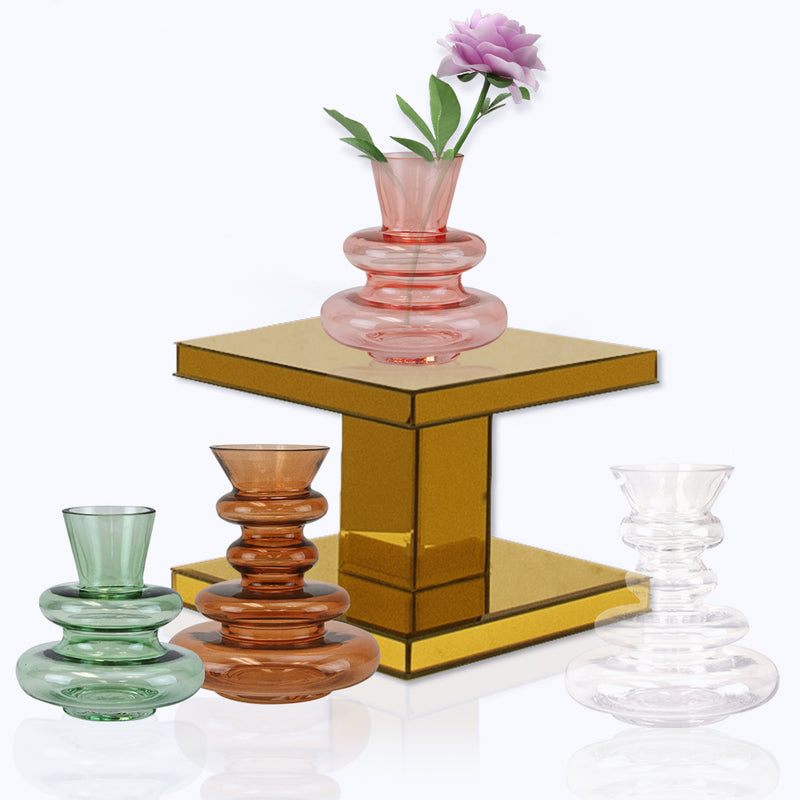 Kappa Vase - Decorative Glass Floral Vase | Unlimited Containers | Wholesale Vases For Florists