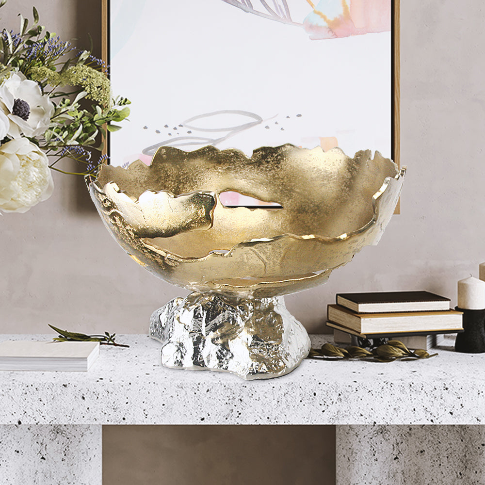 Terra Bowl - Wholesale Designer Metal Candleholders & Candelabras, Modern Centerpieces, Contemporary Plant Stands in Bulk for Interior Design & Home Decor | Unlimited Containers Inc