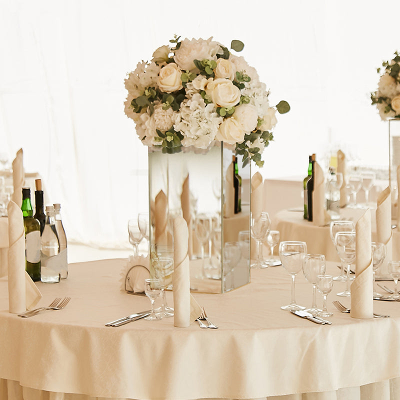 Mirror Glass Column - Wholesale Glass Floral Vases, Colorful Flower Vessels in Bulk & Decorative Containers For Florists | Unlimited Containers Inc