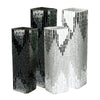 Mosaic Glass Squares - Wholesale Glass Floral Vases, Colorful Flower Vessels in Bulk & Decorative Containers For Florists | Unlimited Containers Inc