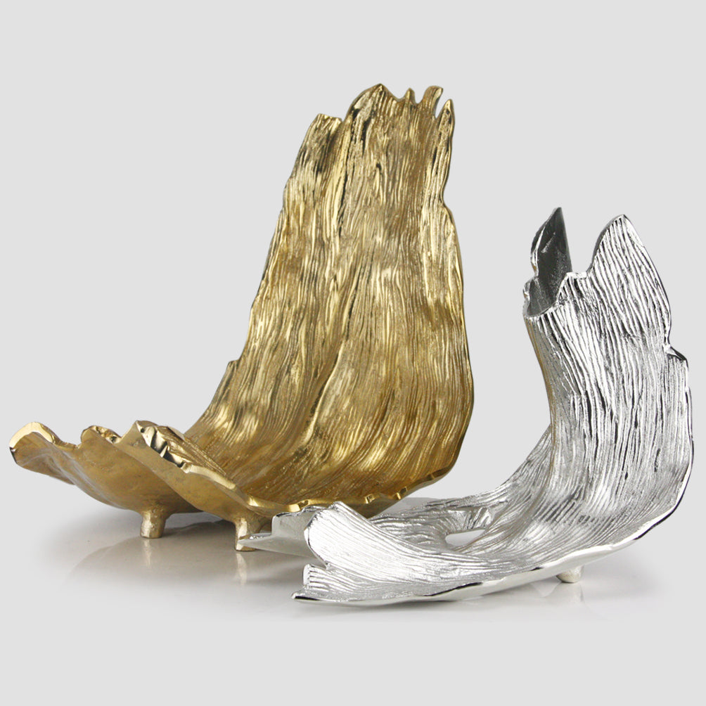Senescence Platter - Wholesale Designer Metal Candleholders & Candelabras, Modern Centerpieces, Contemporary Plant Stands in Bulk for Interior Design & Home Decor | Unlimited Containers Inc