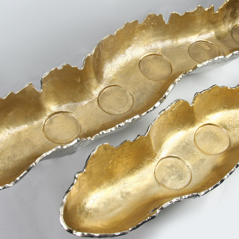 Pelagic Platter - Wholesale Designer Metal Candleholders & Candelabras, Modern Centerpieces, Contemporary Plant Stands in Bulk for Interior Design & Home Decor | Unlimited Containers Inc