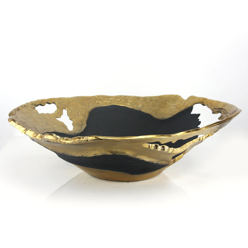 Strata Vase and Supernova Bowls - Wholesale Designer Metal Candleholders & Candelabras, Modern Centerpieces, Contemporary Plant Stands in Bulk for Interior Design & Home Decor | Unlimited Containers Inc