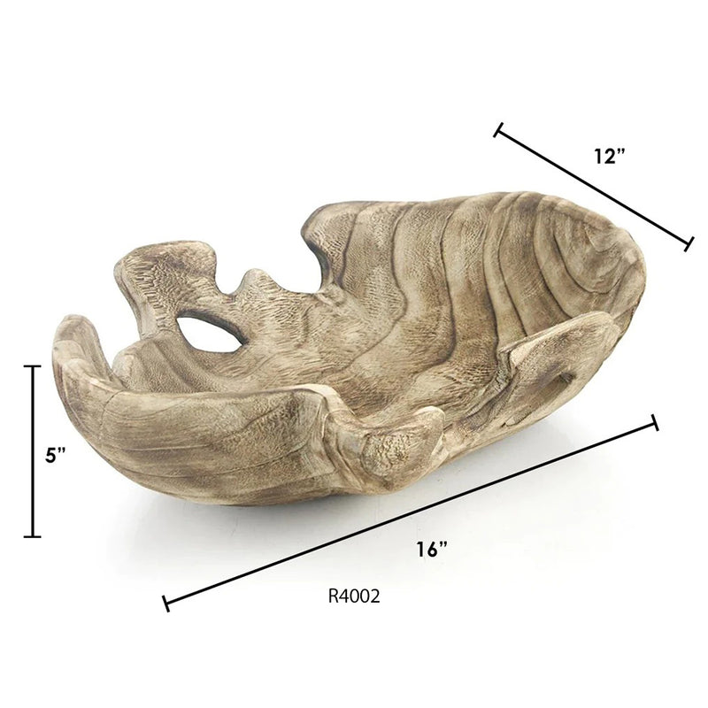 Whimsical Wood Dish and Platter - Wholesale Decorative Wooden Pots & Planters, Wood Columns, Natural Wood Plant Stands, Log Decor Home Accents in Bulk | Unlimited Containers Inc
