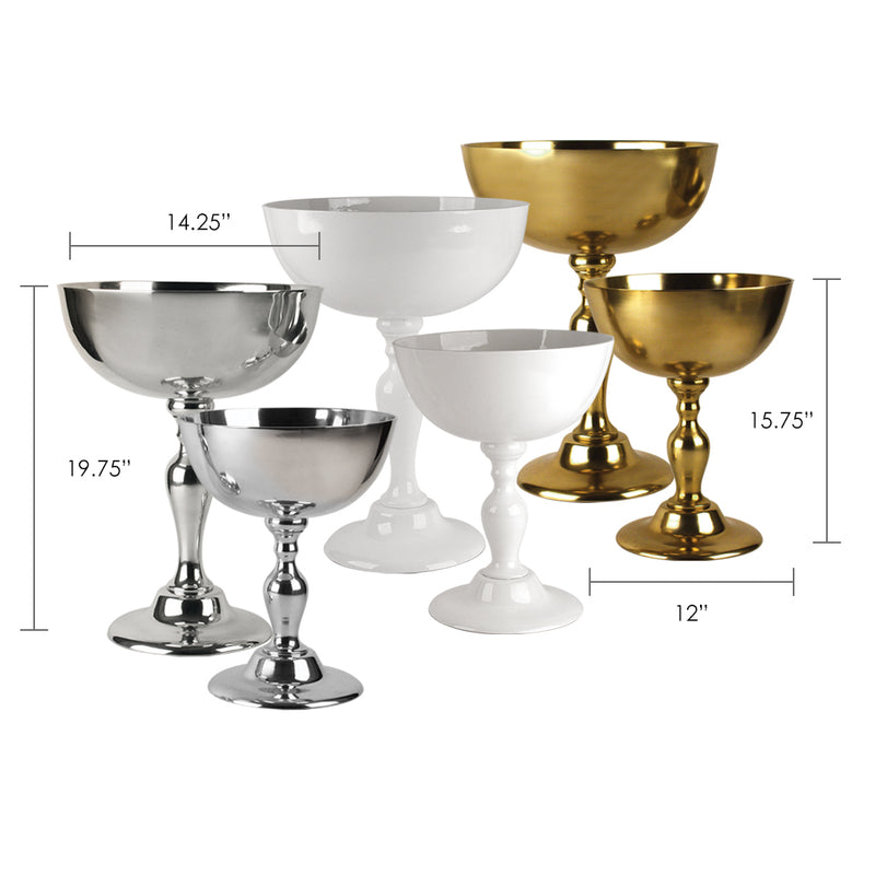 Classic Chalice - Wholesale Designer Metal Candleholders & Candelabras, Modern Centerpieces, Contemporary Plant Stands in Bulk for Interior Design & Home Decor | Unlimited Containers Inc