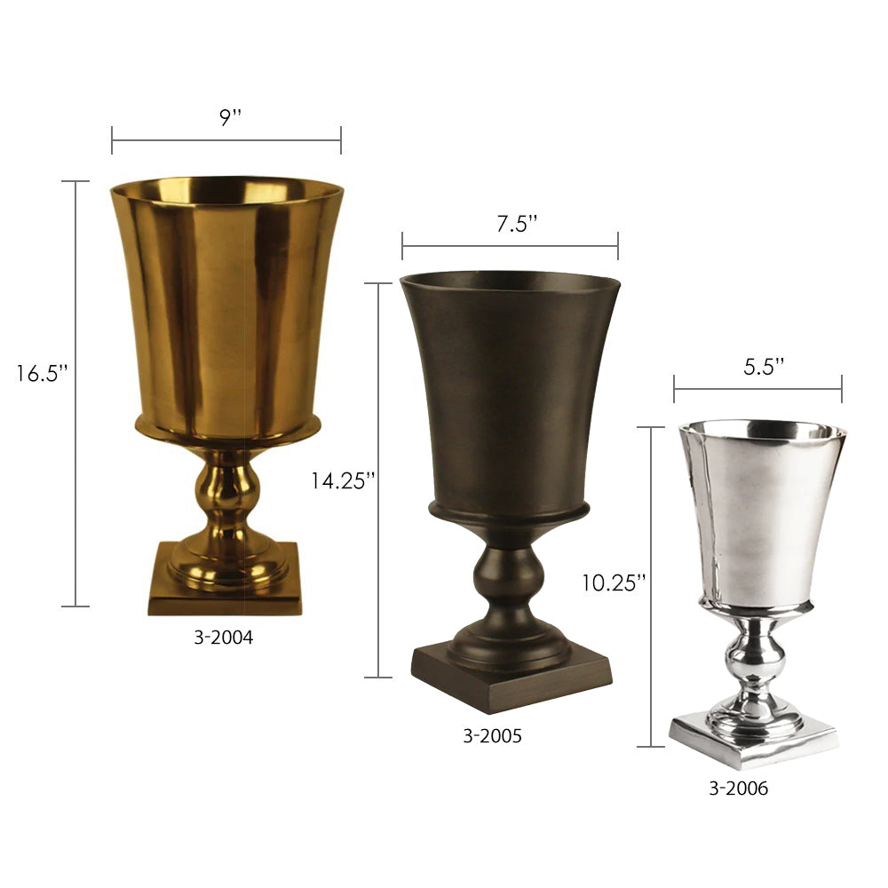 Chalice Cup - Wholesale Designer Metal Candleholders & Candelabras, Modern Centerpieces, Contemporary Plant Stands in Bulk for Interior Design & Home Decor | Unlimited Containers Inc