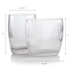 Ribbed Oval Glass - Modern Glass Vases For Flowers | Unlimited Containers | Wholesale Decorative Vases For Flower Shops