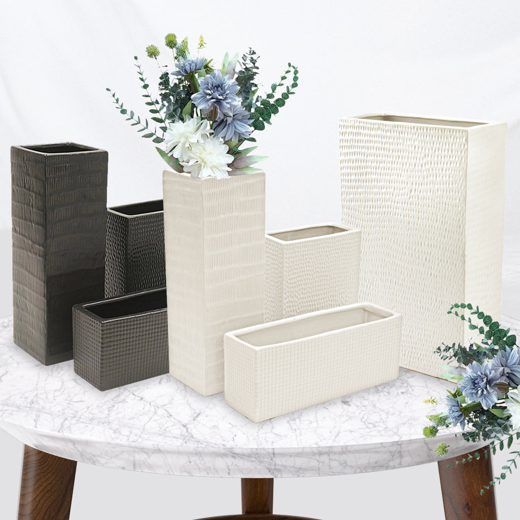 Contemporary Textured Planters