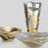 Strata Vase and Supernova Bowls - Wholesale Designer Metal Candleholders & Candelabras, Modern Centerpieces, Contemporary Plant Stands in Bulk for Interior Design & Home Decor | Unlimited Containers Inc